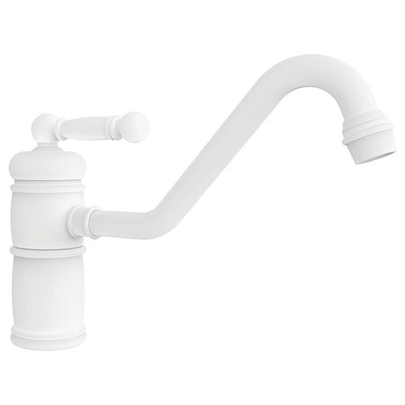 Newport Brass Single Handle Kitchen Faucet in Matte White 940-52